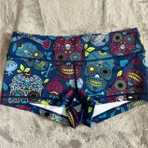 Sugar Skull WodBottom Shorts
